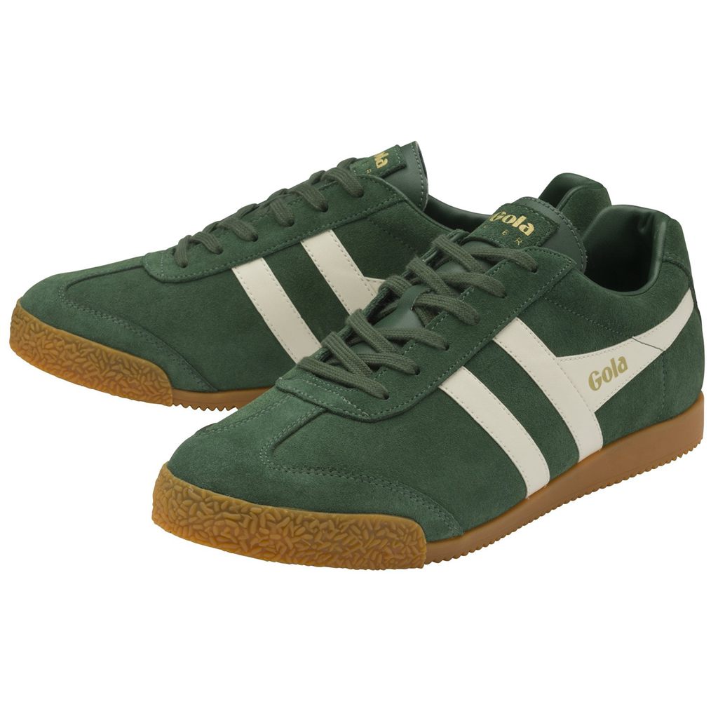 Gola Classics Harrier Suede Sneakers Bílé CZ | JLYR-95760