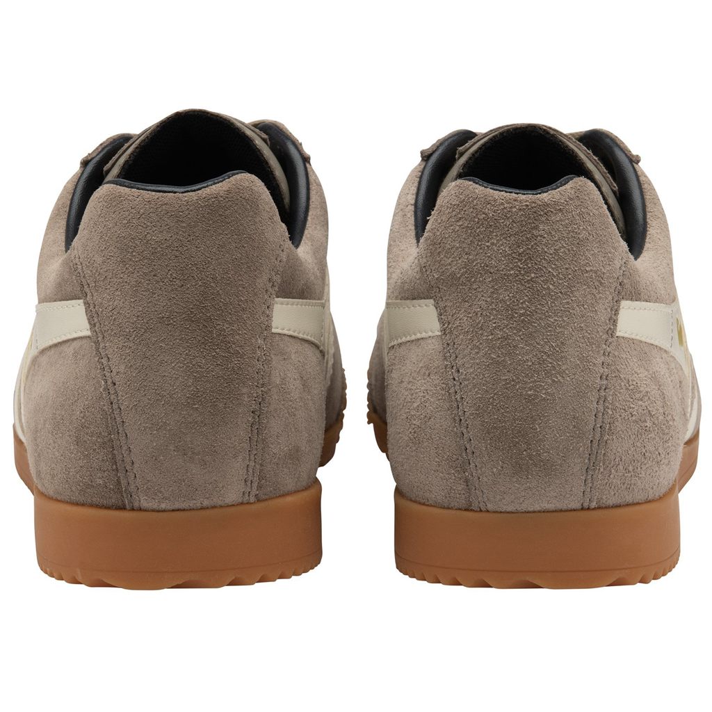 Gola Classics Harrier Suede Sneakers Bílé Tmavě Blankyt CZ | UBZE-84953