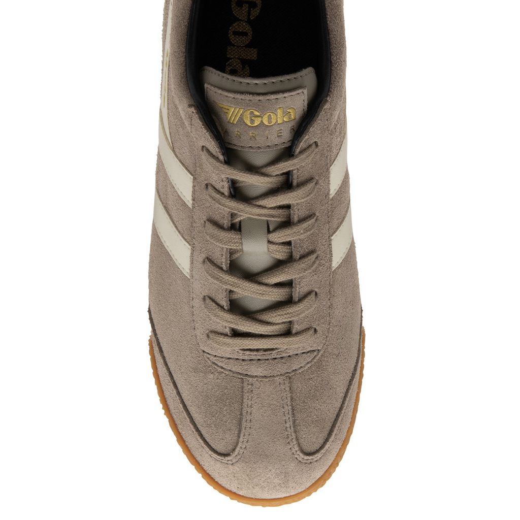 Gola Classics Harrier Suede Sneakers Bílé Tmavě Blankyt CZ | UBZE-84953