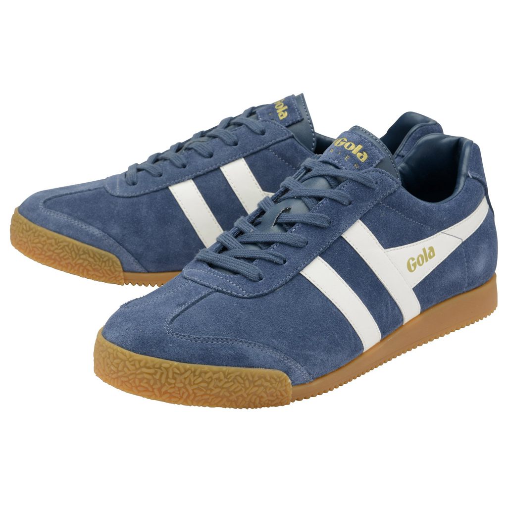 Gola Classics Harrier Suede Sneakers Bílé CZ | GWRB-72056