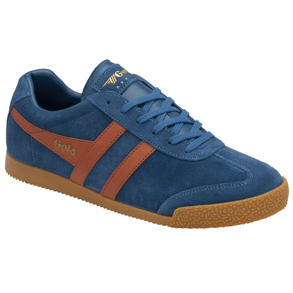 Gola Classics Harrier Suede Sneakers Blankyt Oranžové CZ | GEAT-70943
