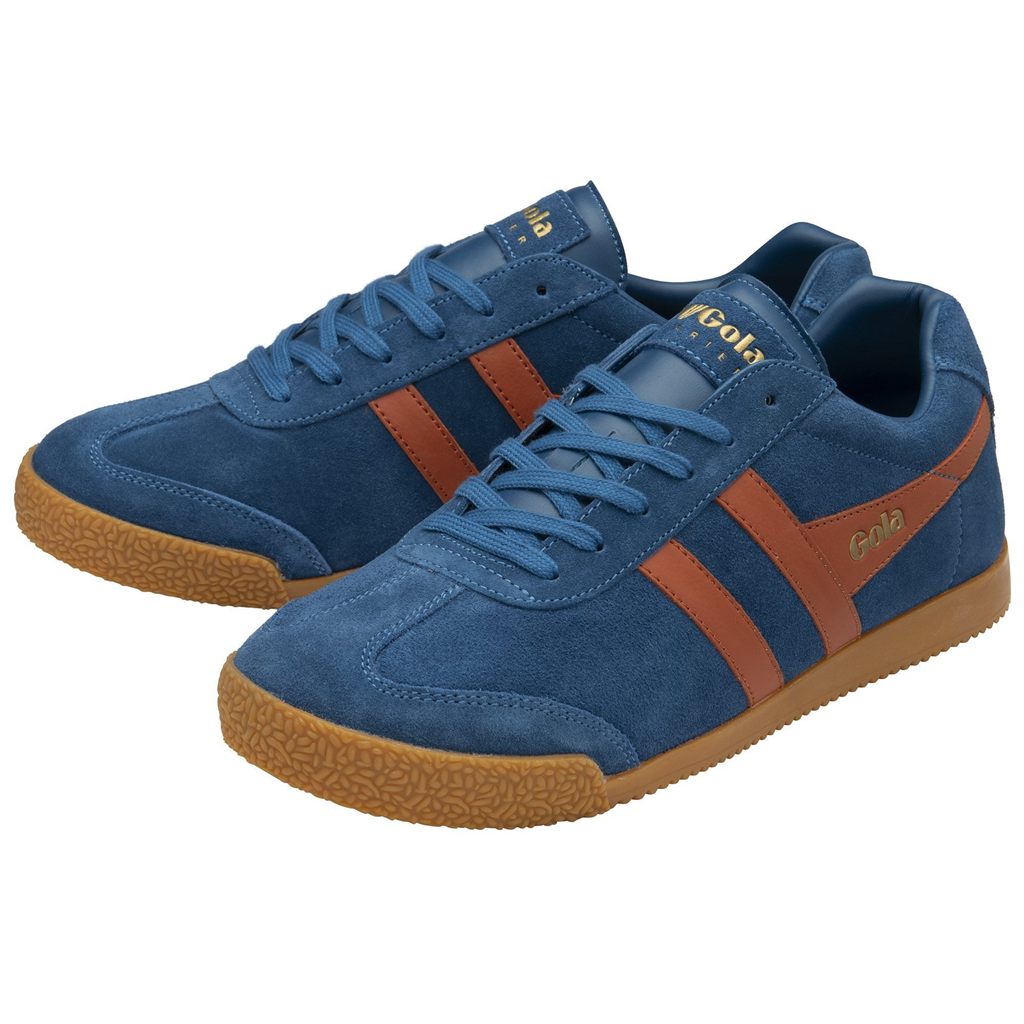 Gola Classics Harrier Suede Sneakers Blankyt Oranžové CZ | GEAT-70943