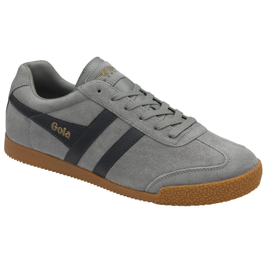 Gola Classics Harrier Suede Sneakers Cement Storm CZ | GIJS-71928