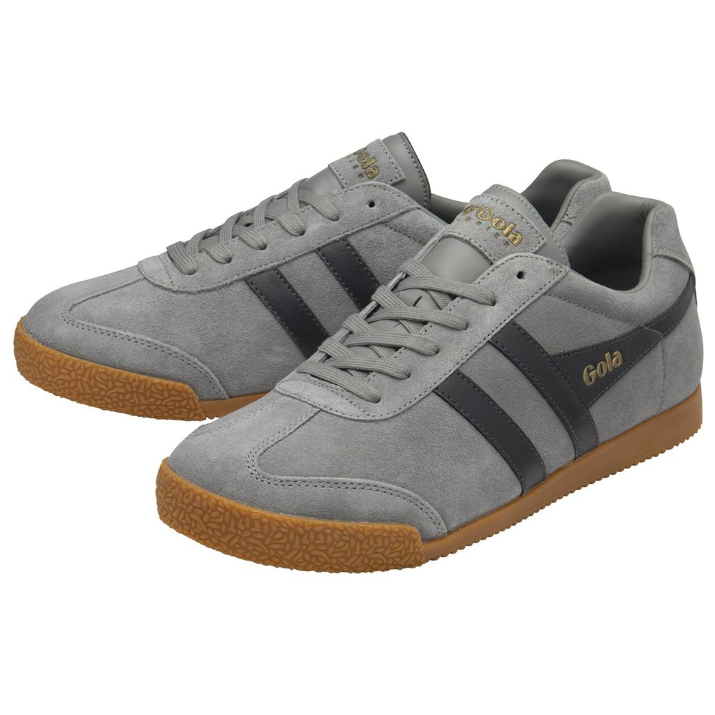 Gola Classics Harrier Suede Sneakers Cement Storm CZ | GIJS-71928