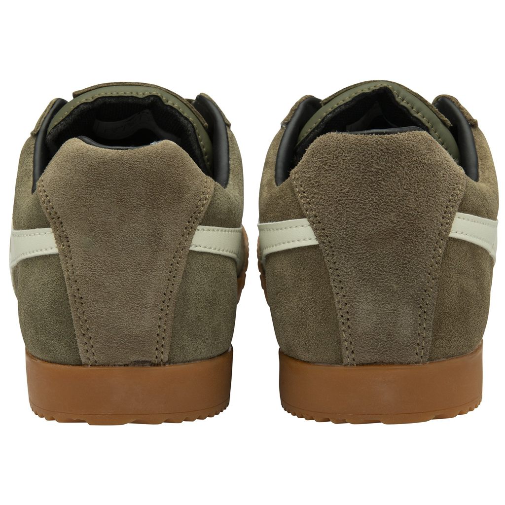 Gola Classics Harrier Suede Sneakers Hnědožlutý Bílé Černé CZ | FNEQ-95743