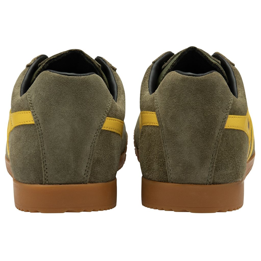 Gola Classics Harrier Suede Sneakers Hnědožlutý Černé CZ | MJDZ-58904
