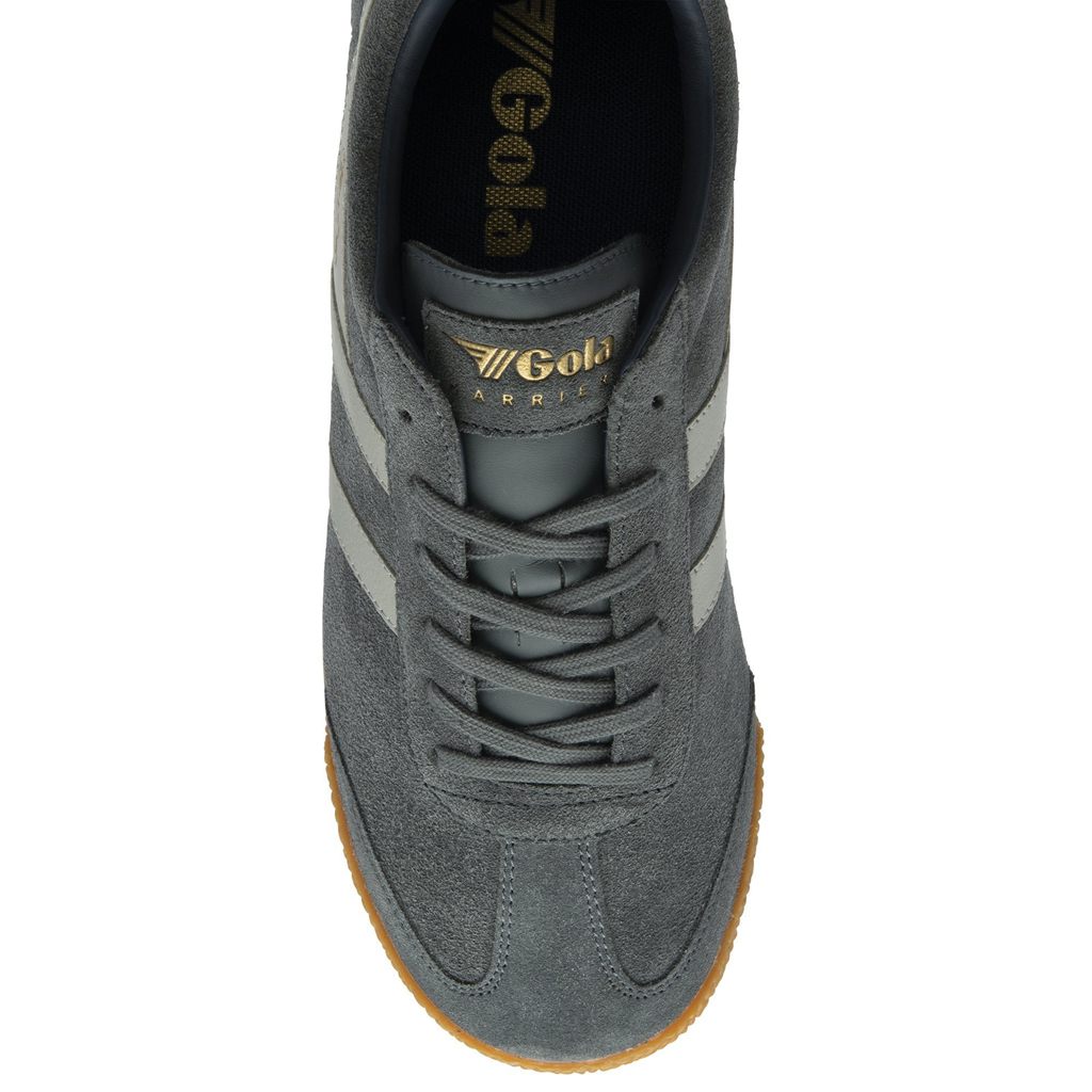 Gola Classics Harrier Suede Sneakers Světle Šedé Tmavě Blankyt CZ | QBPA-85794