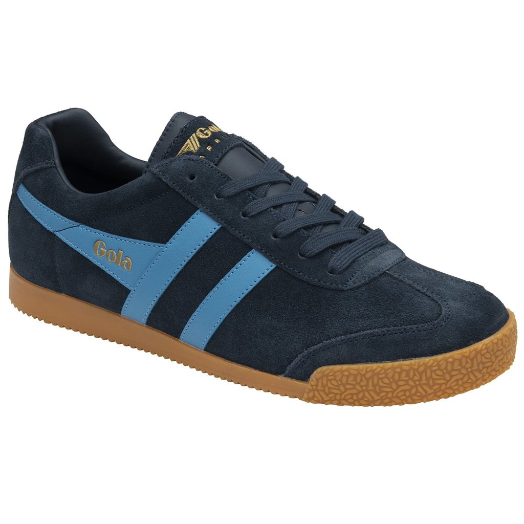 Gola Classics Harrier Suede Sneakers Tmavě Blankyt CZ | GQLK-45972