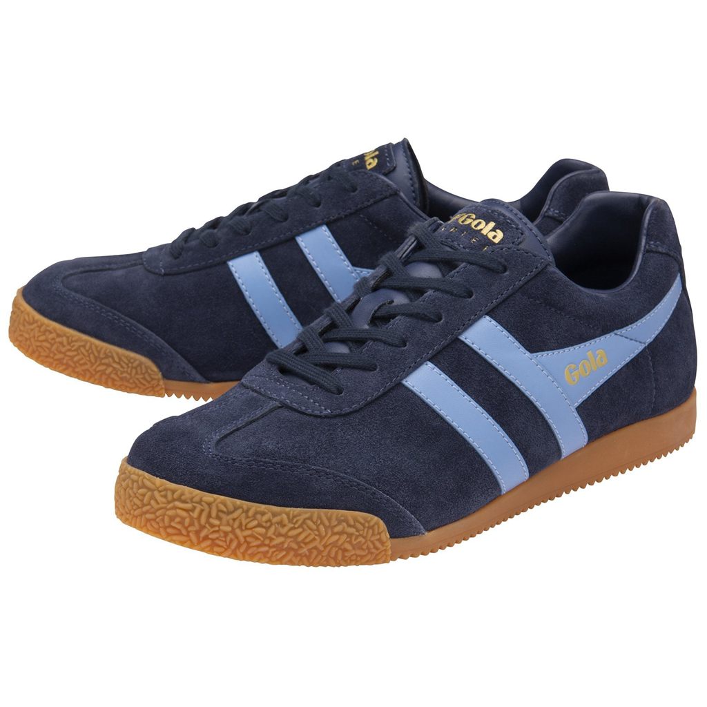Gola Classics Harrier Suede Sneakers Tmavě Blankyt CZ | LVMQ-64283