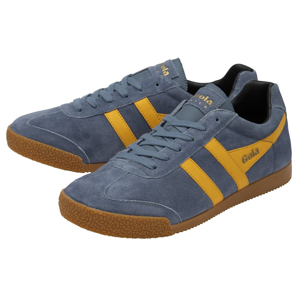 Gola Classics Harrier Suede Sneakers Černé CZ | KMQN-25837
