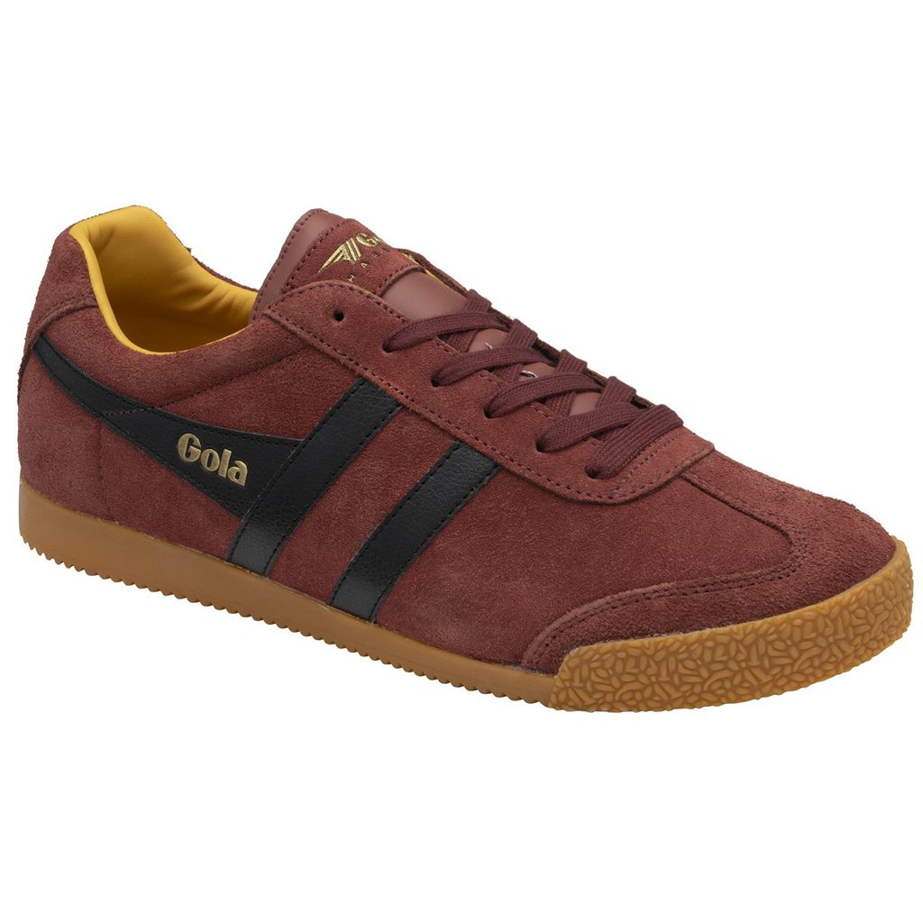 Gola Classics Harrier Suede Sneakers Červené Černé CZ | RZMC-43560
