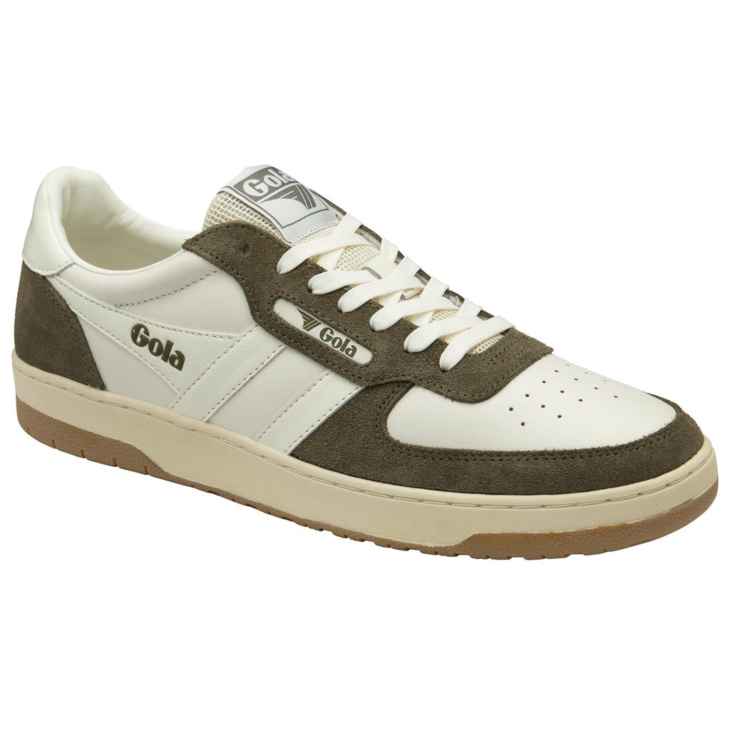 Gola Classics Hawk '89 Sneakers Bílé Hnědožlutý CZ | DBIR-73658