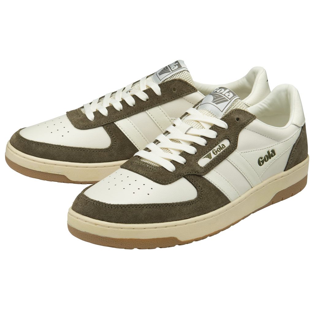 Gola Classics Hawk '89 Sneakers Bílé Hnědožlutý CZ | DBIR-73658
