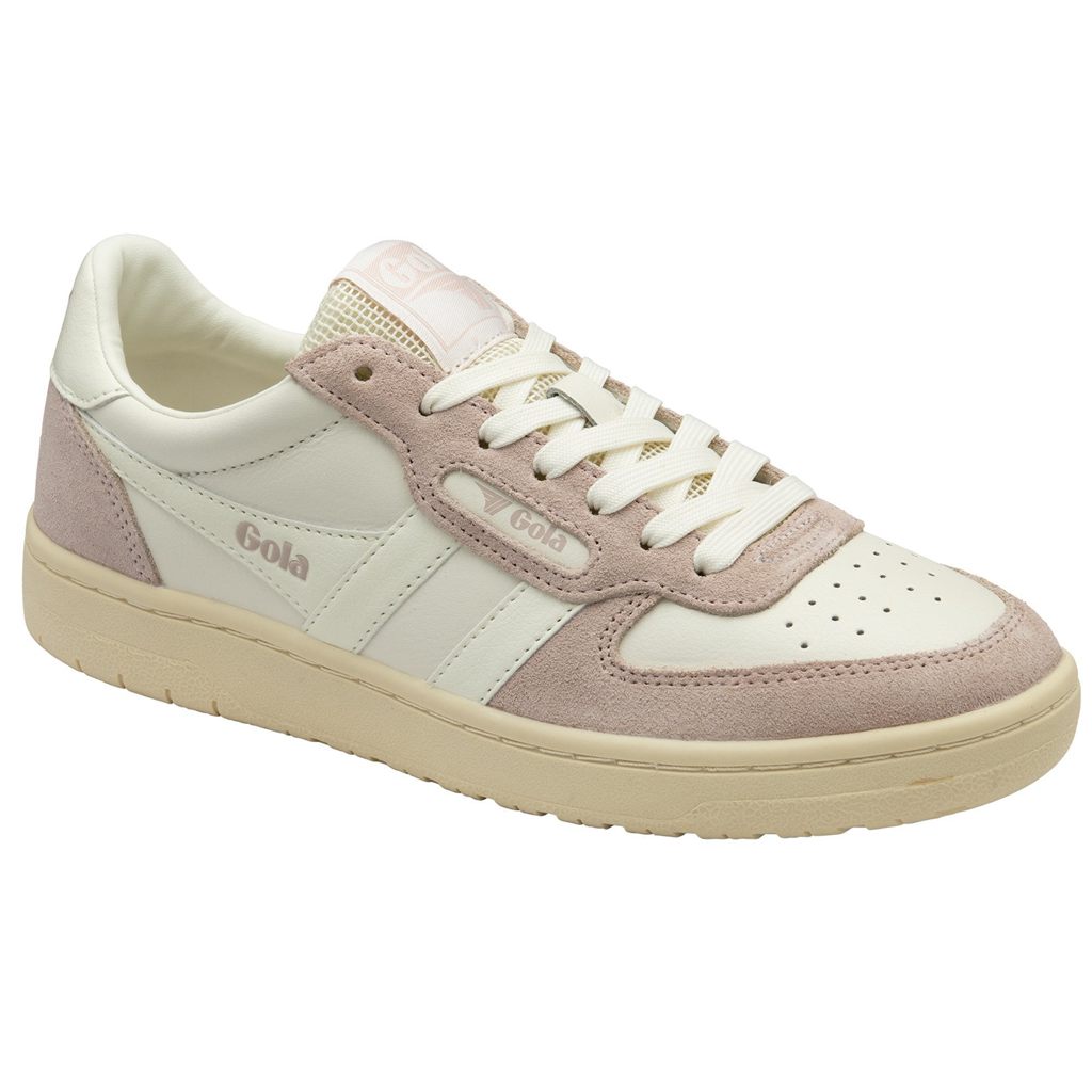 Gola Classics Hawk '89 Sneakers Bílé Růžové Bílé CZ | HUPE-91530