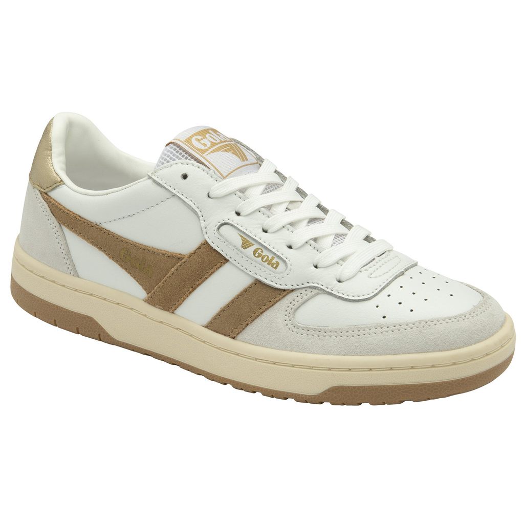 Gola Classics Hawk Sneakers Bílé Světle Zlaté CZ | MNFH-73216