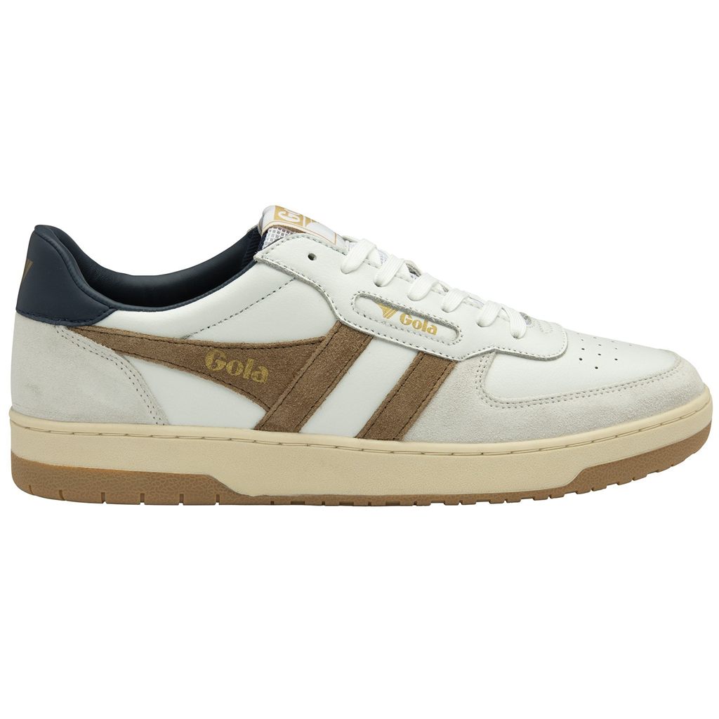 Gola Classics Hawk Sneakers Bílé Tmavě Blankyt CZ | ZPBE-03145