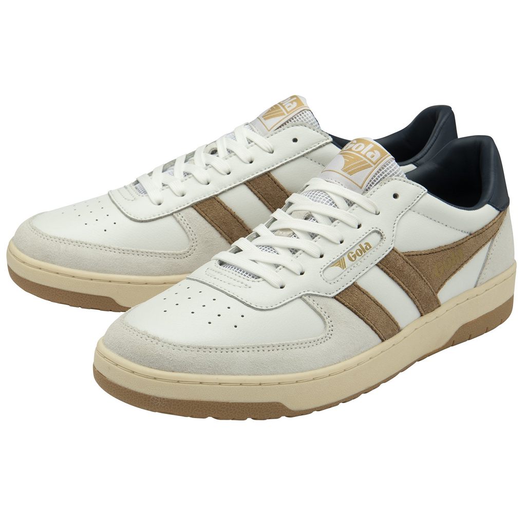 Gola Classics Hawk Sneakers Bílé Tmavě Blankyt CZ | ZPBE-03145