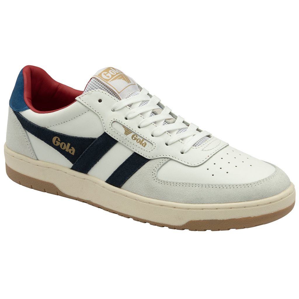 Gola Classics Hawk Sneakers Bílé Tmavě Blankyt Blankyt CZ | MEAV-18450