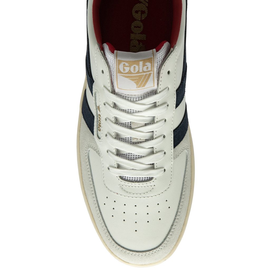 Gola Classics Hawk Sneakers Bílé Tmavě Blankyt Blankyt CZ | MEAV-18450