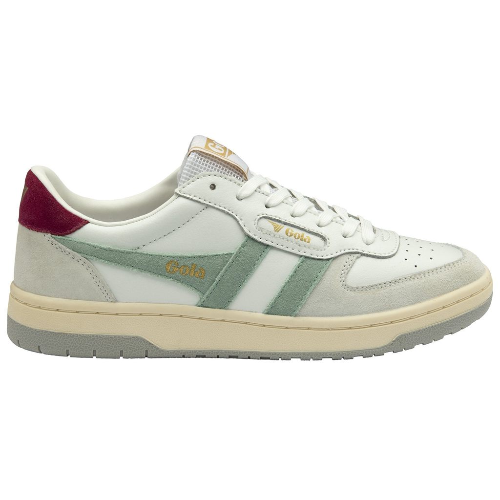 Gola Classics Hawk Sneakers Bílé Zelene Světle Šedé CZ | EOJP-84370