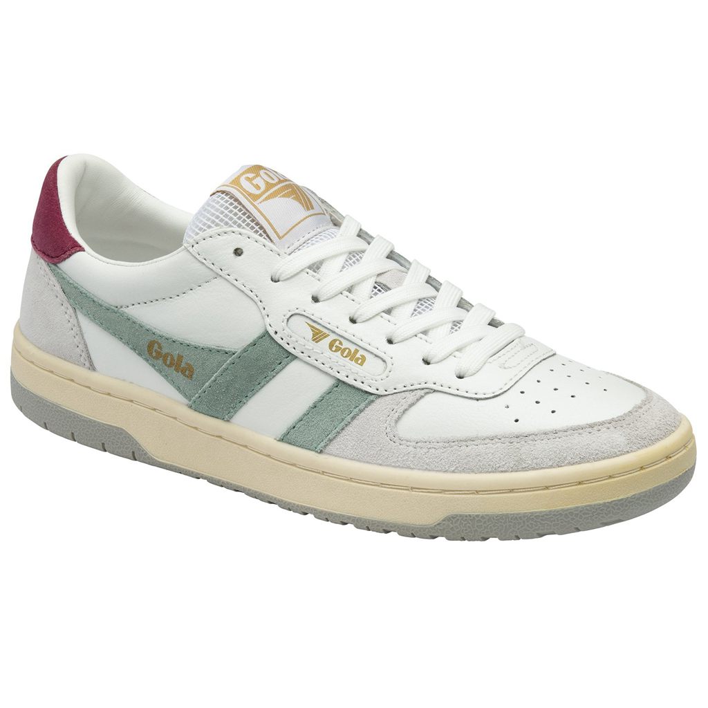 Gola Classics Hawk Sneakers Bílé Zelene Světle Šedé CZ | EOJP-84370