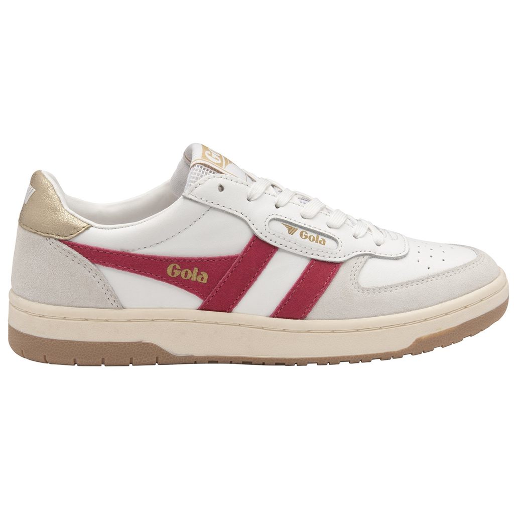 Gola Classics Hawk Sneakers Bílé Zlaté CZ | HJMC-73810