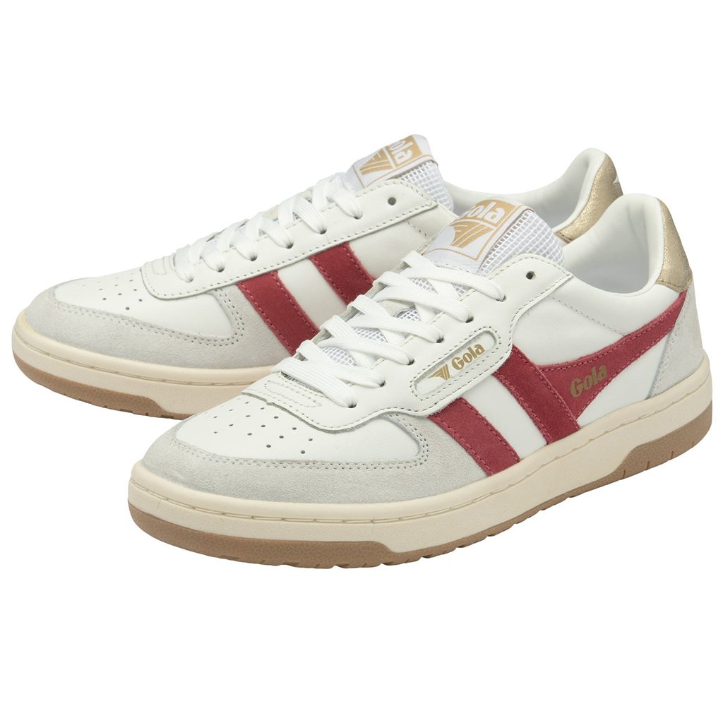 Gola Classics Hawk Sneakers Bílé Zlaté CZ | HJMC-73810
