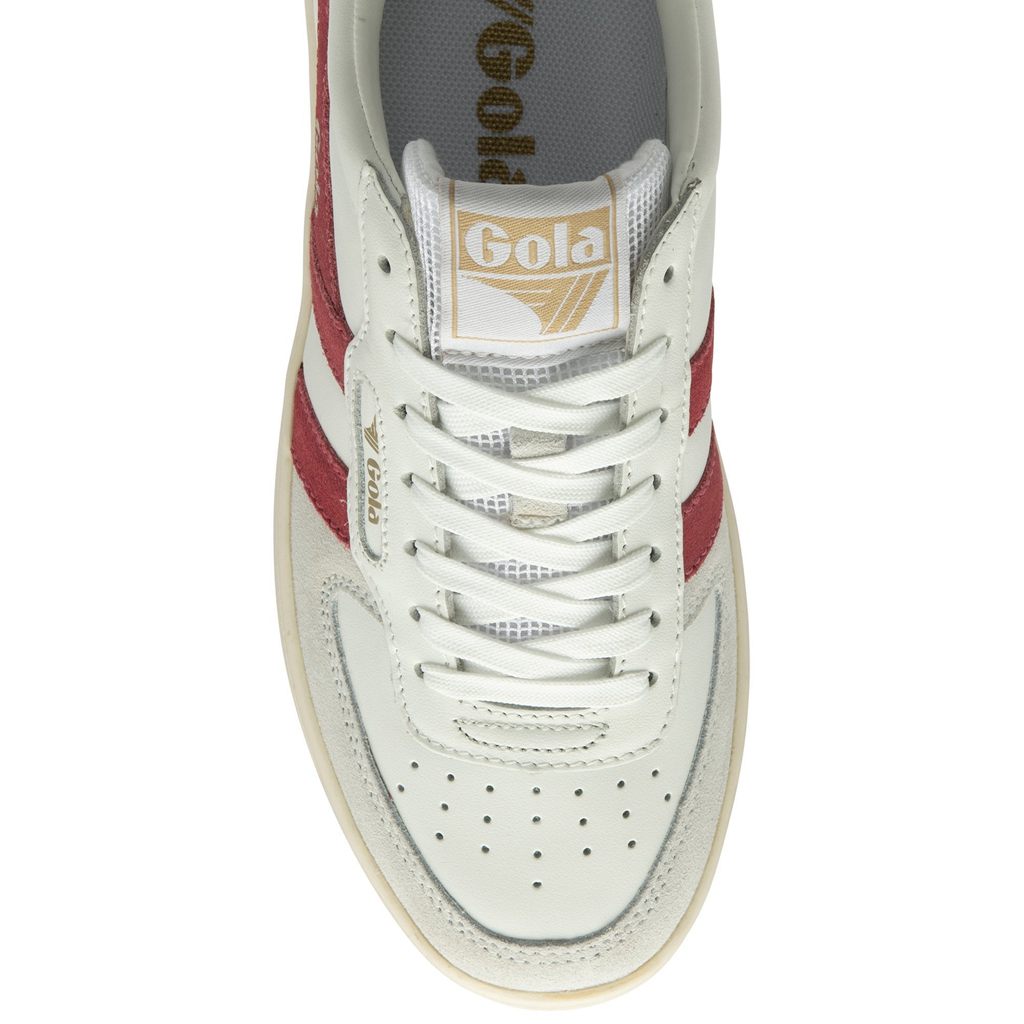 Gola Classics Hawk Sneakers Bílé Zlaté CZ | HJMC-73810