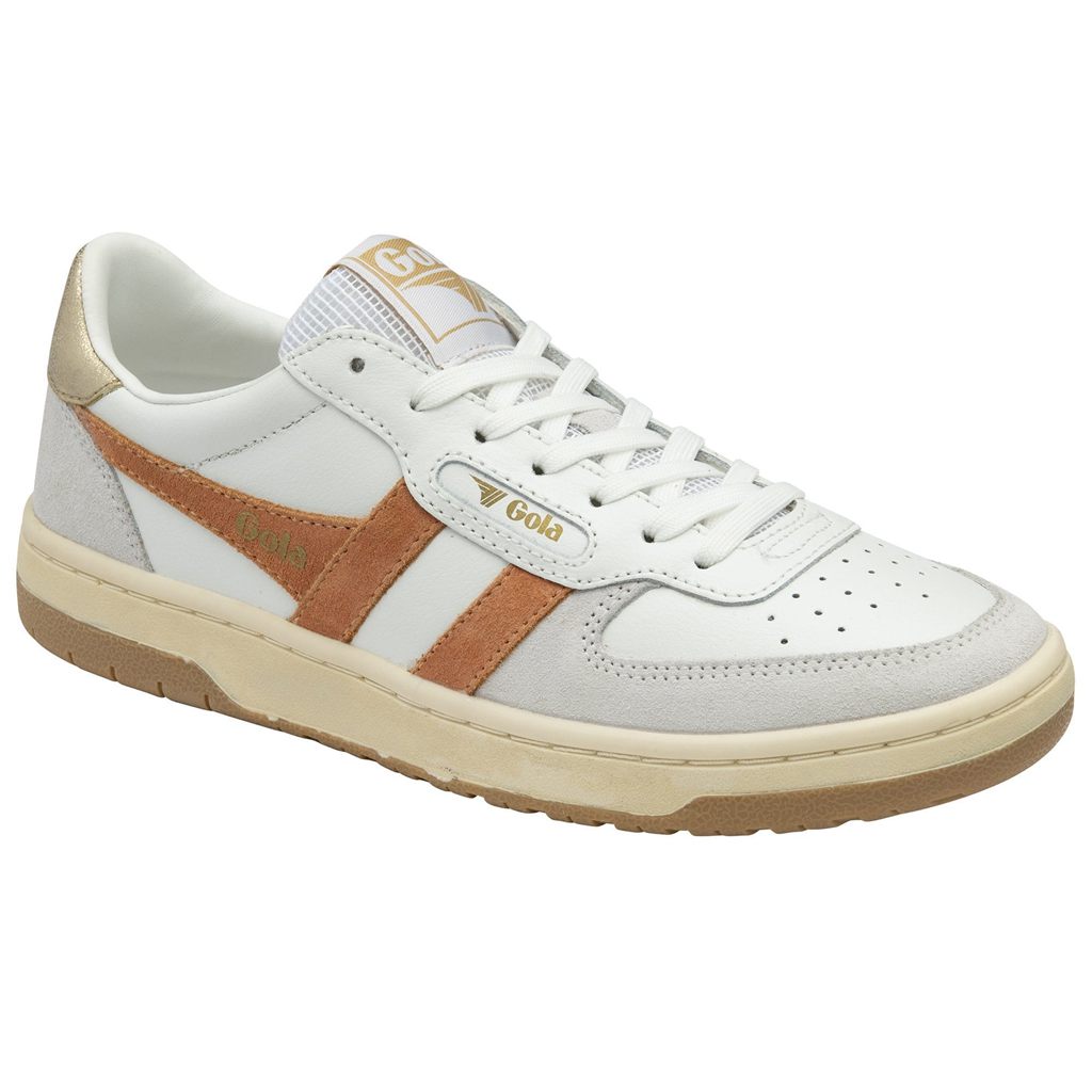 Gola Classics Hawk Sneakers Bílé Zlaté CZ | IEWA-58904