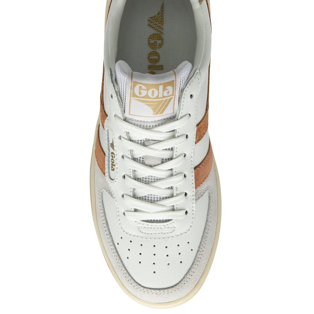 Gola Classics Hawk Sneakers Bílé Zlaté CZ | IEWA-58904