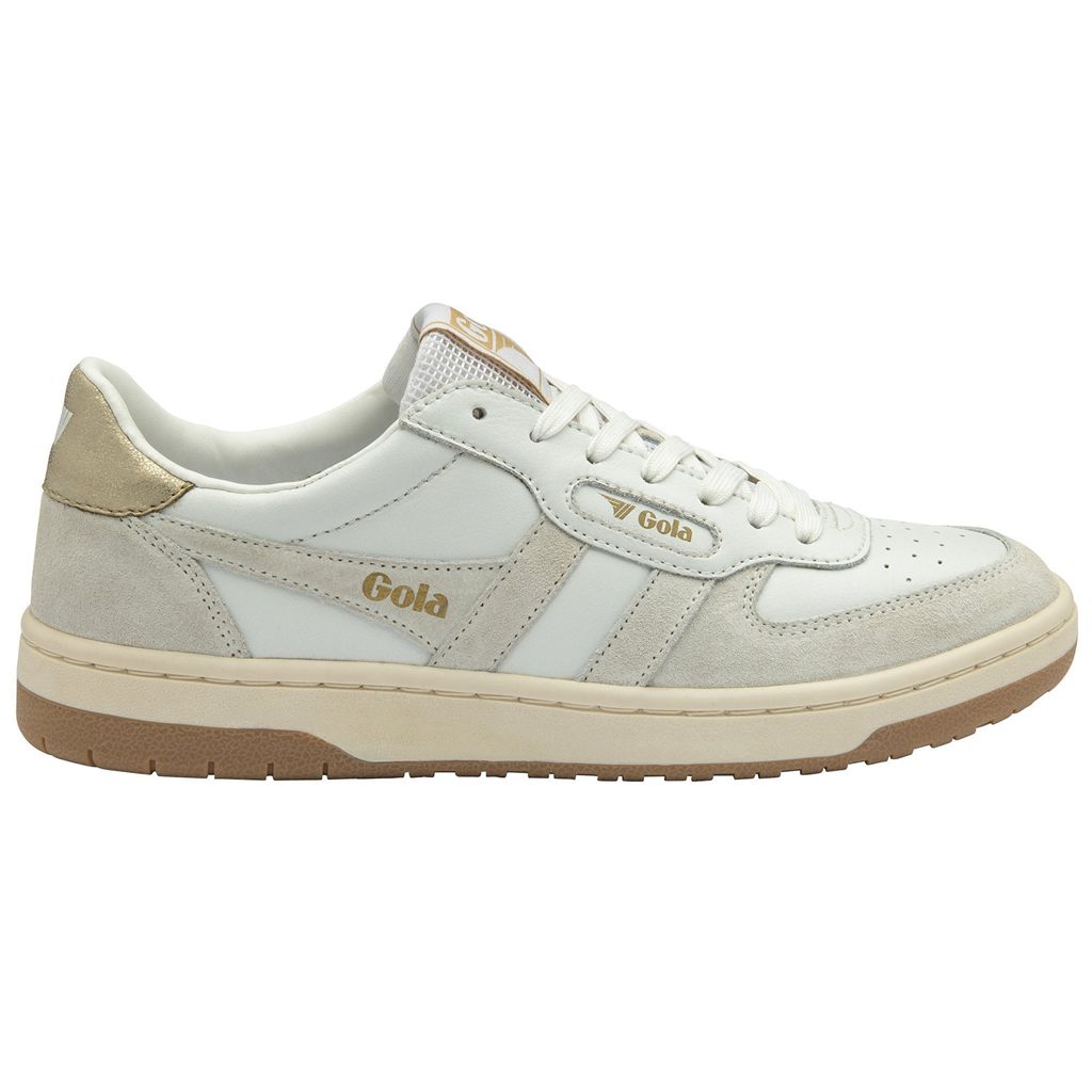 Gola Classics Hawk Sneakers Bílé Zlaté CZ | UOGL-72906