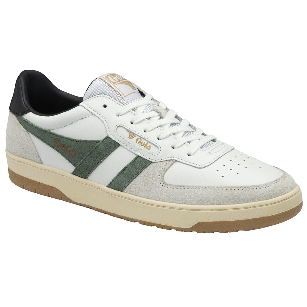 Gola Classics Hawk Sneakers Bílé Černé CZ | UATK-45697