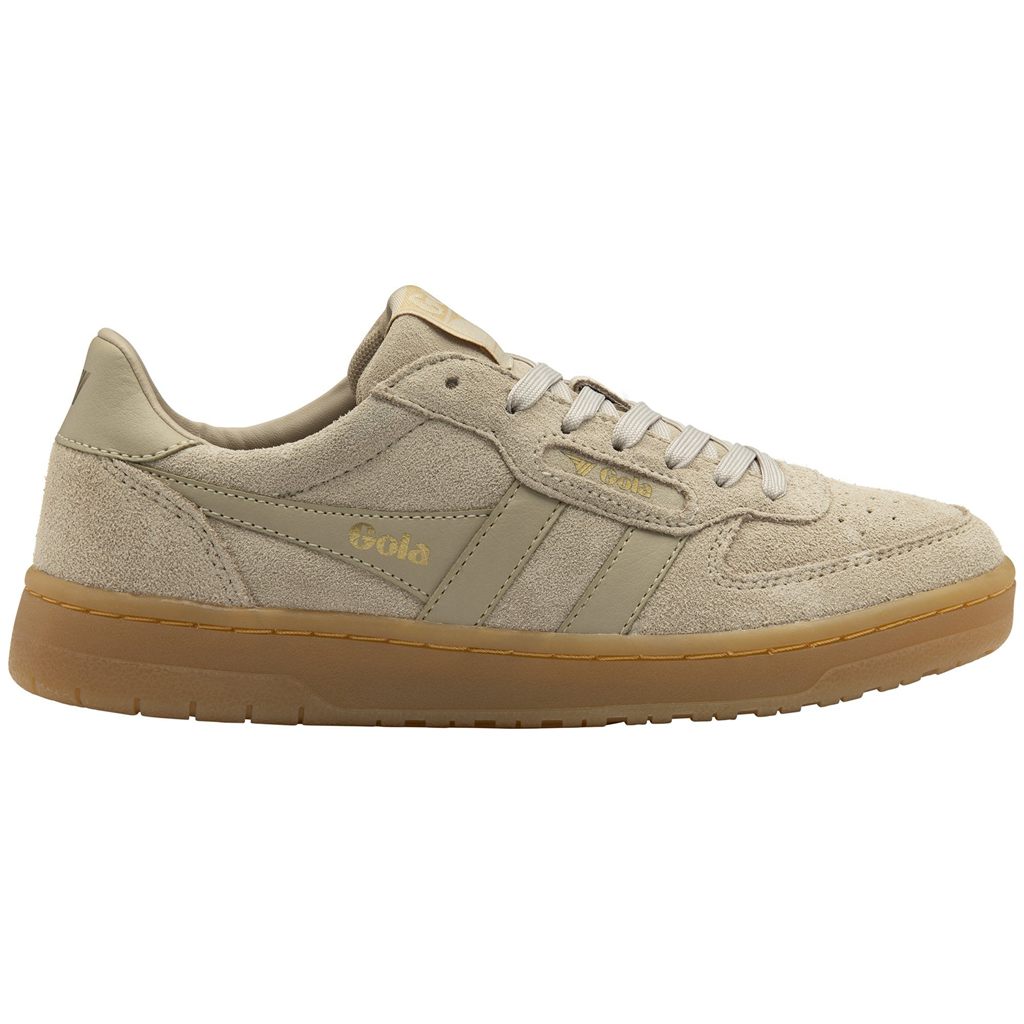 Gola Classics Hawk Suede '86 Sneakers Bone Gum CZ | QTGJ-74960