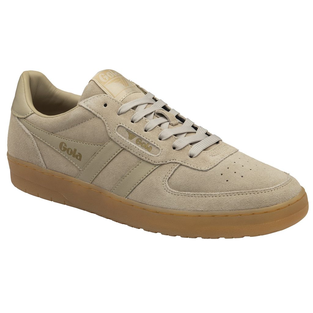 Gola Classics Hawk Suede '86 Sneakers Bone Gum CZ | TUVR-45390