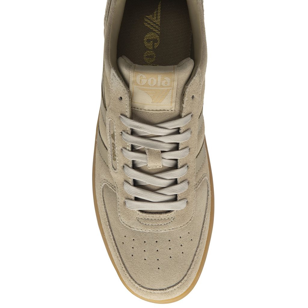 Gola Classics Hawk Suede '86 Sneakers Bone Gum CZ | TUVR-45390