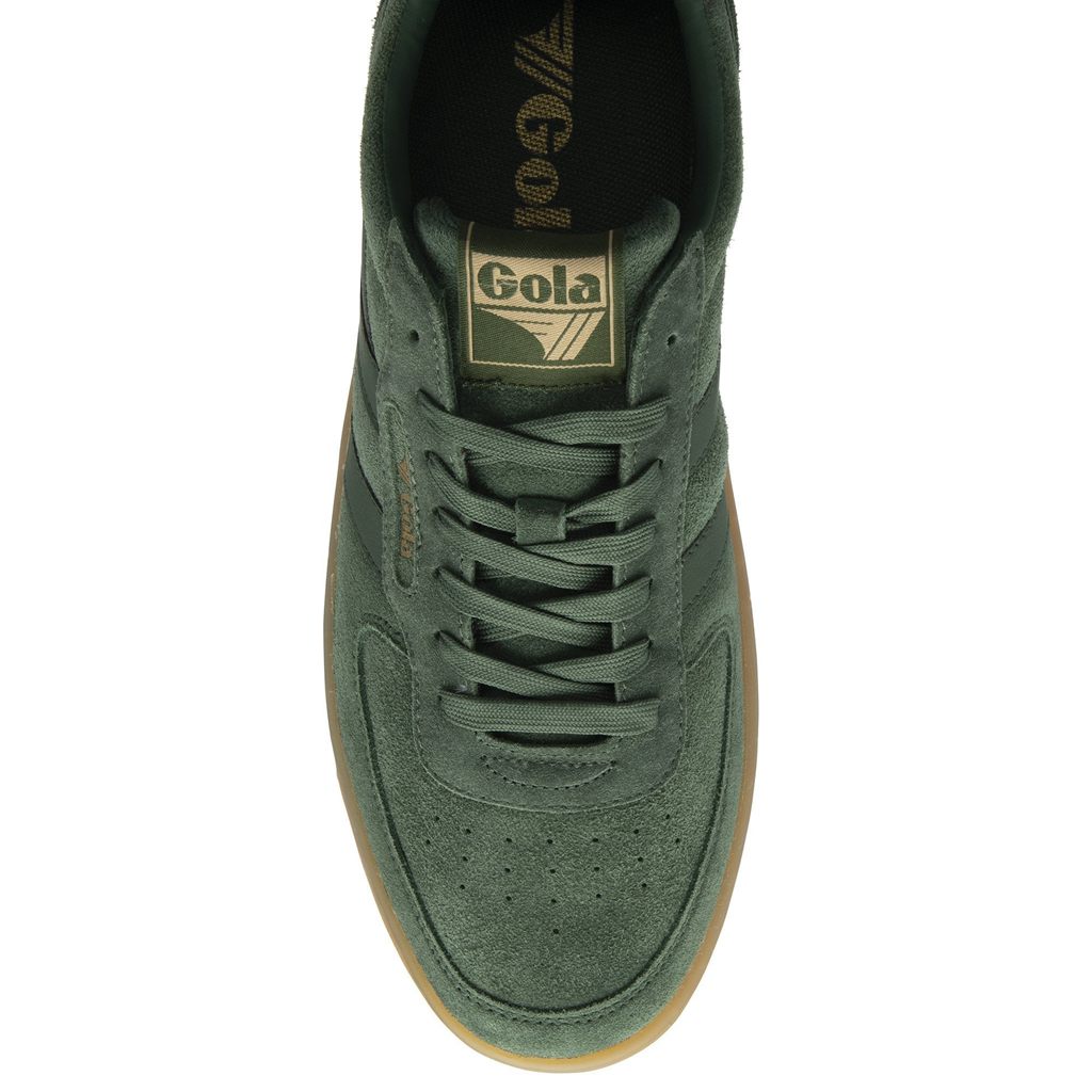 Gola Classics Hawk Suede '86 Sneakers Evergreen Gum CZ | FIPT-89162