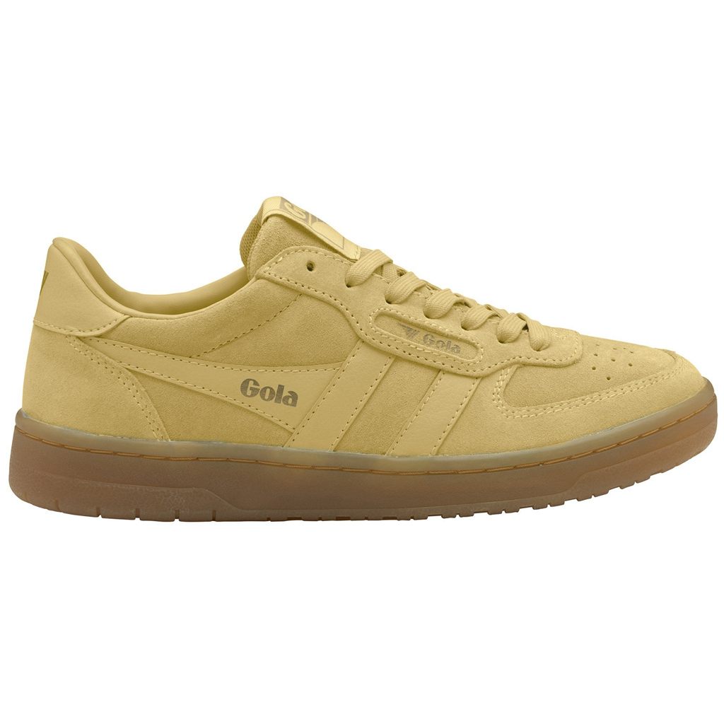 Gola Classics Hawk Suede '86 Sneakers Pollen Gum CZ | UCJR-30754
