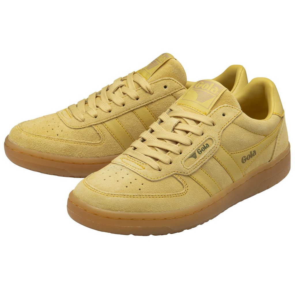 Gola Classics Hawk Suede '86 Sneakers Pollen Gum CZ | UCJR-30754