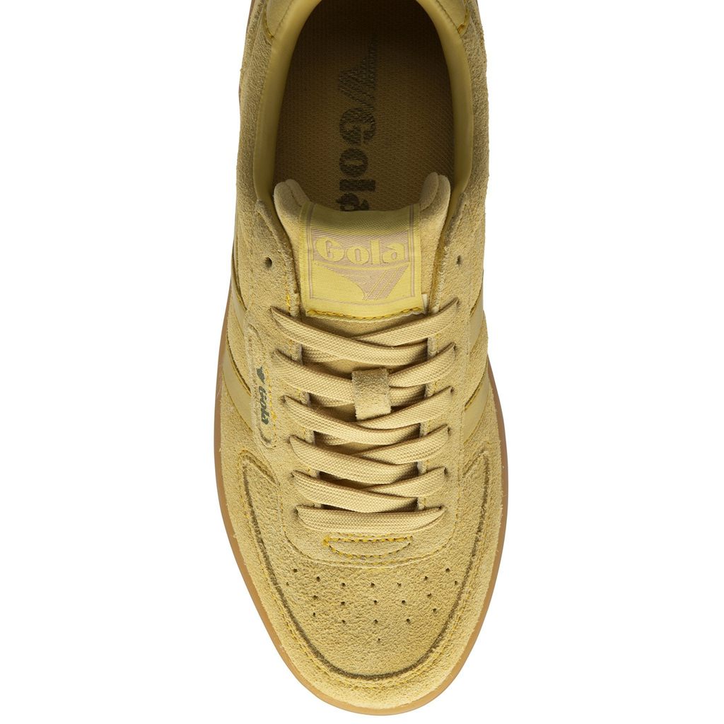 Gola Classics Hawk Suede '86 Sneakers Pollen Gum CZ | UCJR-30754