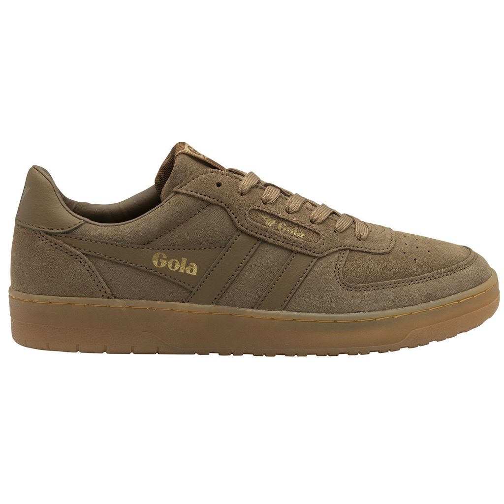Gola Classics Hawk Suede '86 Sneakers Tobacco Gum CZ | WTIB-40537
