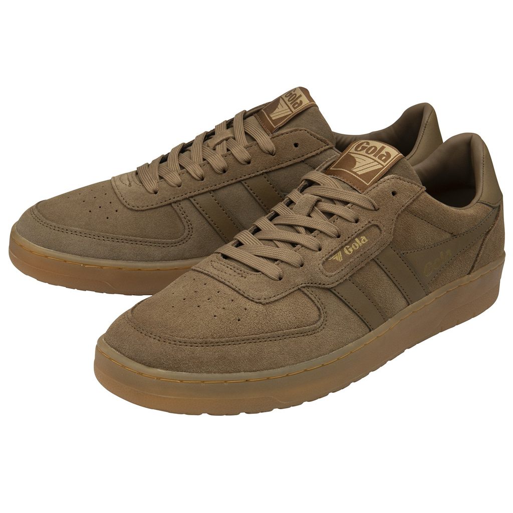 Gola Classics Hawk Suede '86 Sneakers Tobacco Gum CZ | WTIB-40537