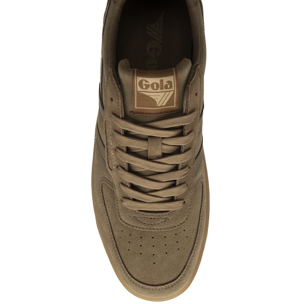 Gola Classics Hawk Suede '86 Sneakers Tobacco Gum CZ | WTIB-40537