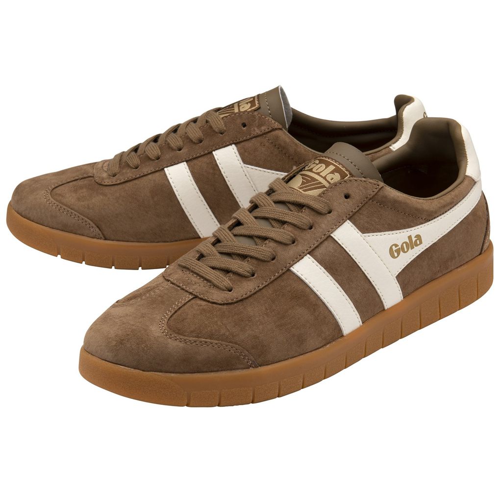 Gola Classics Hurricane Suede Sneakers Bílé CZ | WYKC-50178
