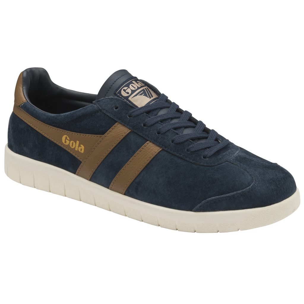 Gola Classics Hurricane Suede Sneakers Tmavě Blankyt Bílé CZ | CXTI-05724