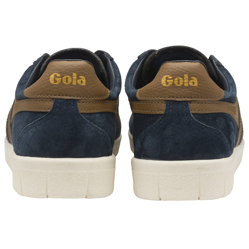 Gola Classics Hurricane Suede Sneakers Tmavě Blankyt Bílé CZ | CXTI-05724