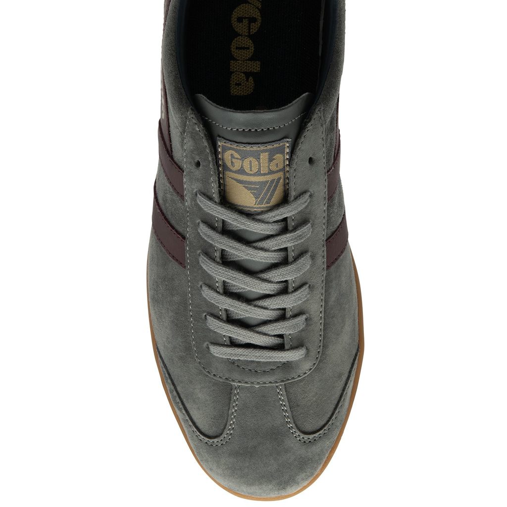 Gola Classics Hurricane Suede Sneakers Vínové Tmavě Blankyt CZ | PDRI-29173