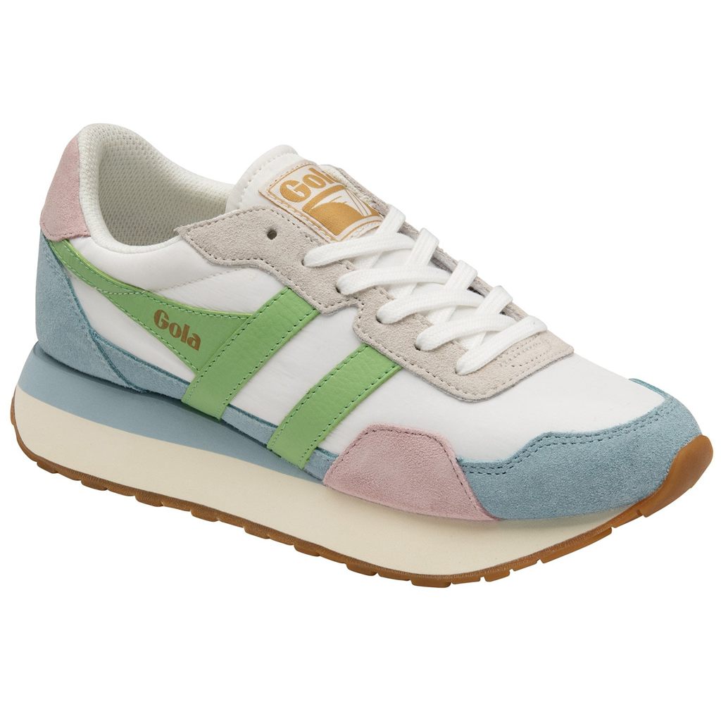 Gola Classics Indiana Sneakers Bílé Blankyt Zelene CZ | MXIT-31725
