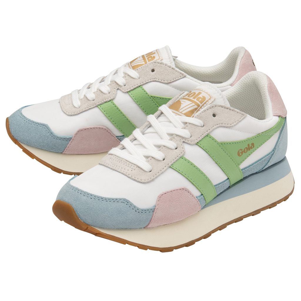 Gola Classics Indiana Sneakers Bílé Blankyt Zelene CZ | MXIT-31725