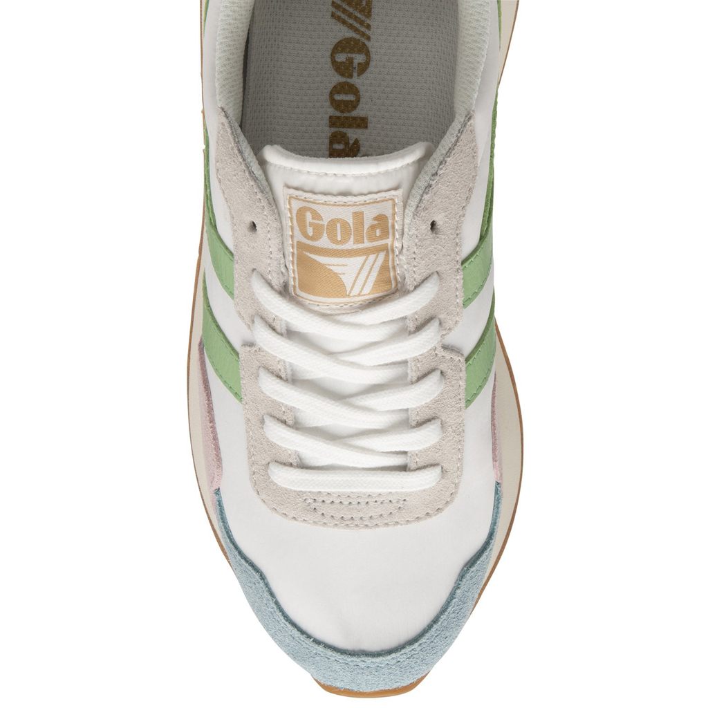 Gola Classics Indiana Sneakers Bílé Blankyt Zelene CZ | MXIT-31725
