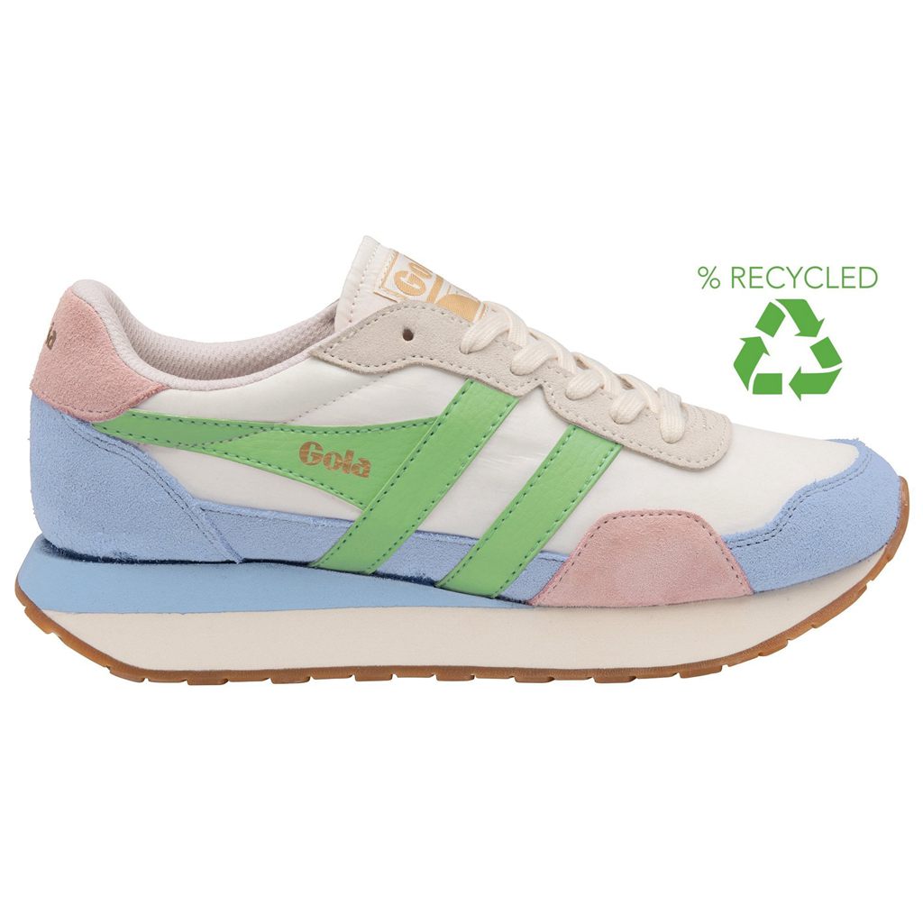 Gola Classics Indiana Sneakers Bílé Blankyt Zelene CZ | MXIT-31725